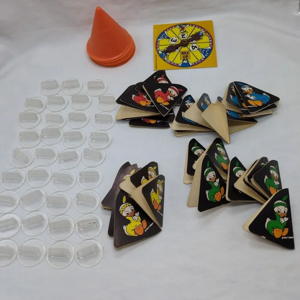 1970s Donald Duck Wacky Wigwam Parker Brothers Board Game